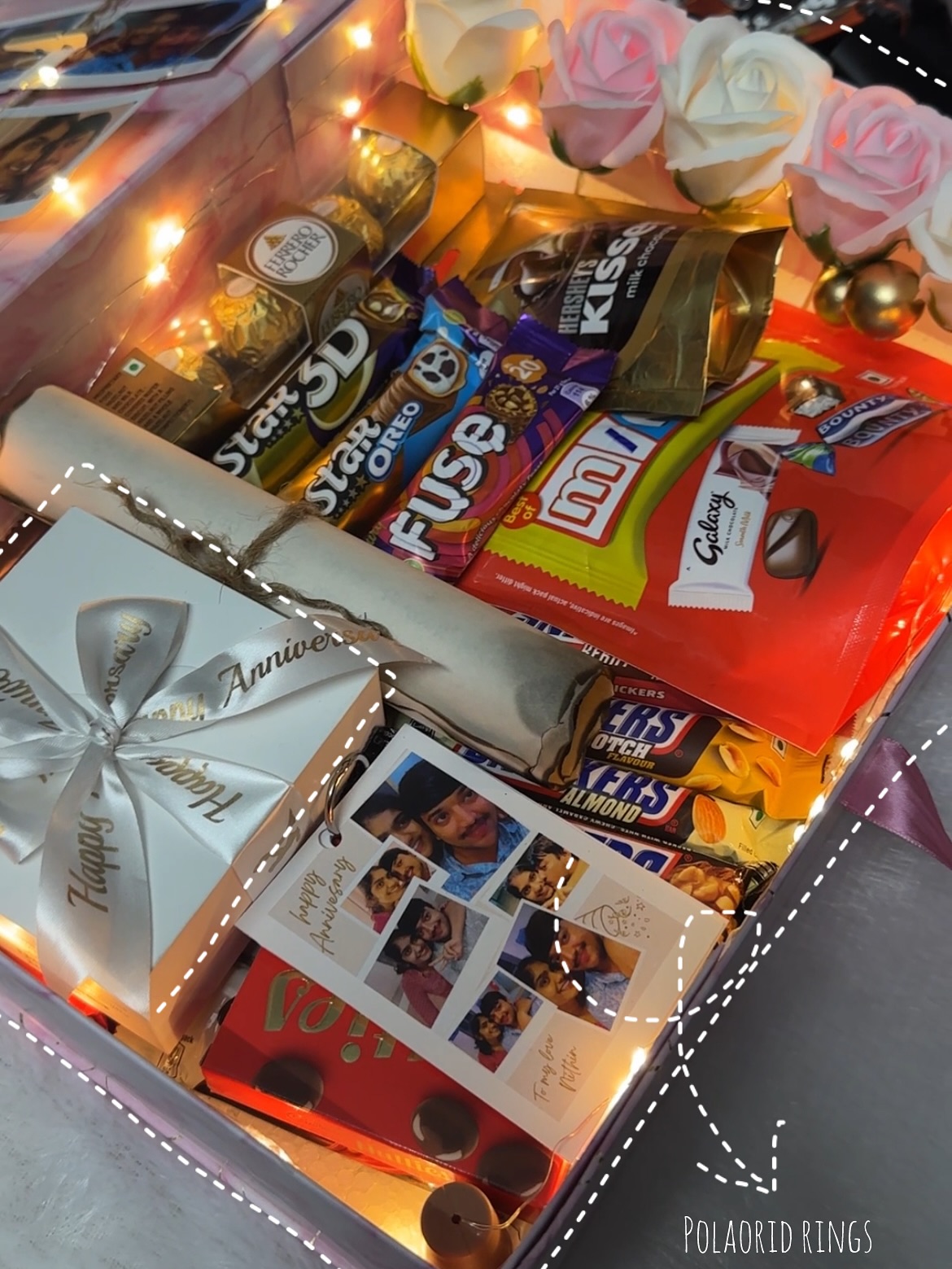Polaroid Rings Bouquet